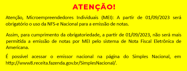 Nota Fiscal de Serviços Eletrônica - Obrigatoriedade para MEI.